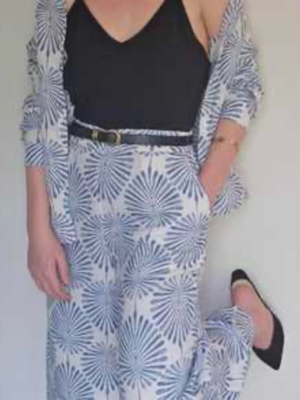 Joie Tropical Print Cropped Linen Pants